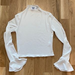 Princess Polly White Turtleneck Top